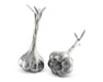 Vagabond House Serveware Vagabond House Pewter Garlic Salt & Pepper Set