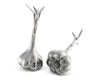 Vagabond House Serveware Vagabond House Pewter Garlic Salt & Pepper Set