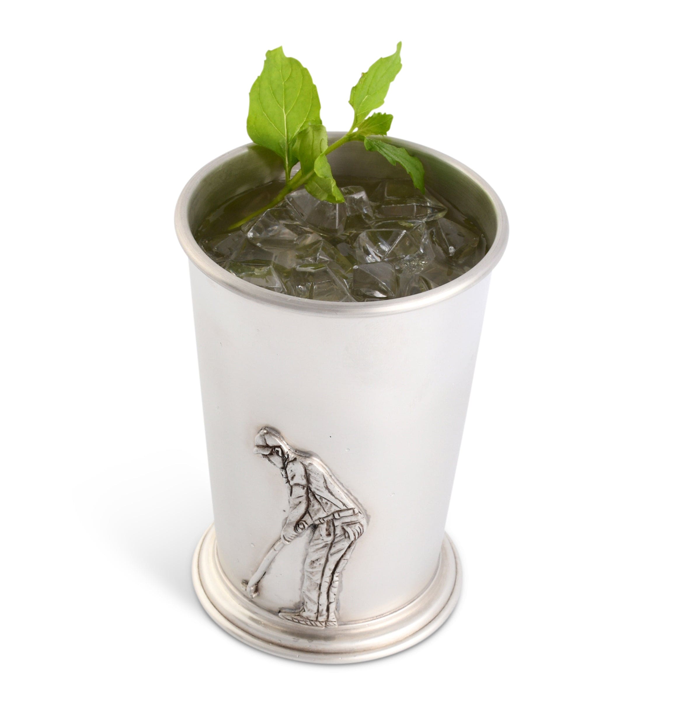Vagabond House Serveware Vagabond House Pewter Golfer Mint Julip Cup