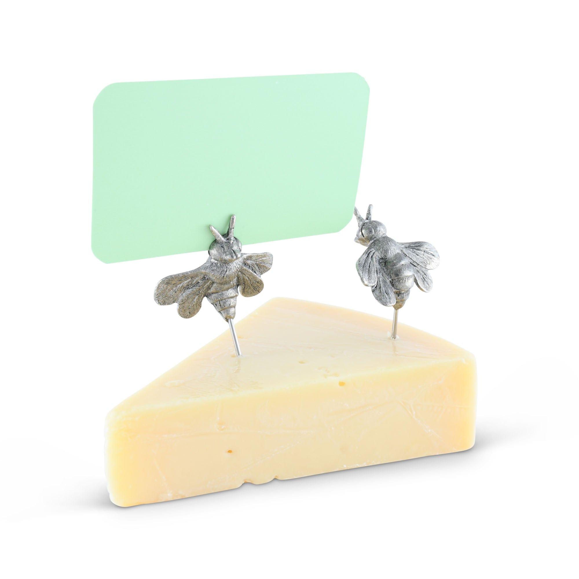 Vagabond House Serveware Vagabond House Pewter Honeybee Cheese Marker Set