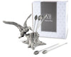 Vagabond House Serveware Vagabond House Pewter Mallard Duck Cheese Pick Set