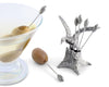 Vagabond House Serveware Vagabond House Pewter Mallard Duck Cheese Pick Set
