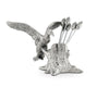 Vagabond House Serveware Vagabond House Pewter Mallard Duck Cheese Pick Set