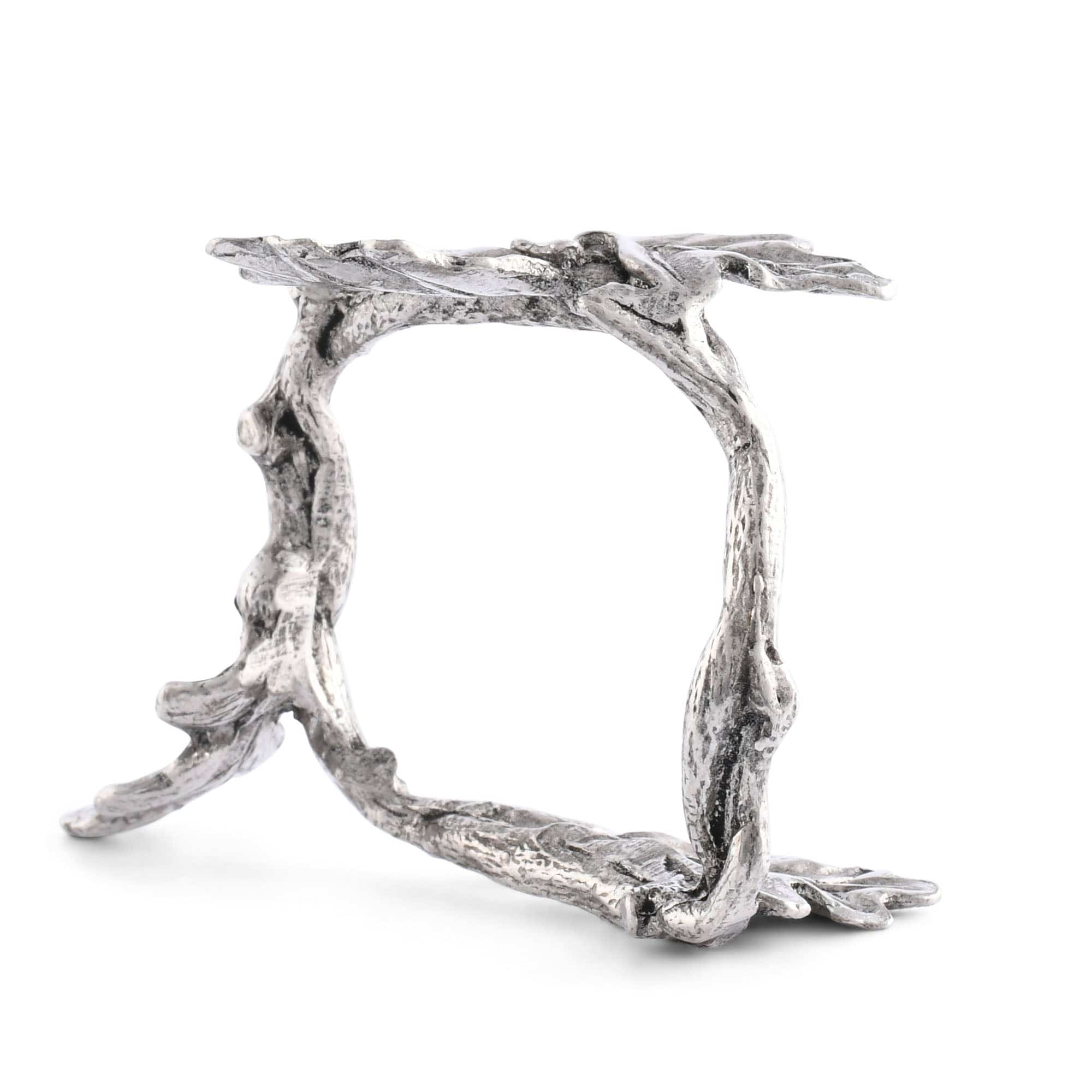 Vagabond House Giftware Vagabond House Pewter Oak Branch Napkin Ring