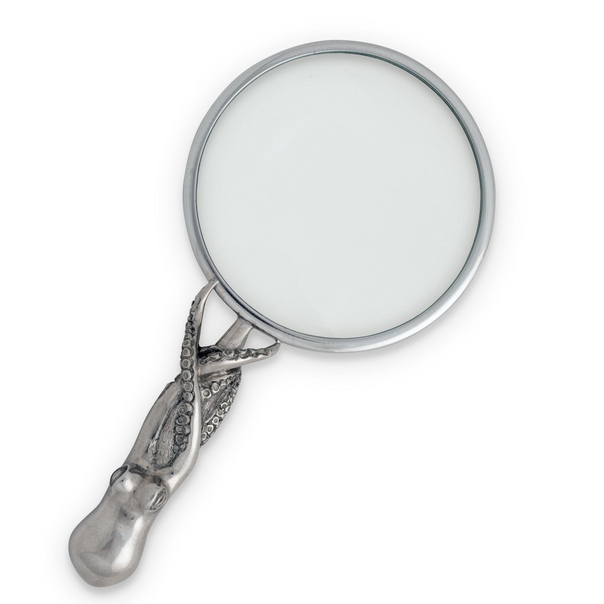 Vagabond House Giftware Vagabond House Pewter Octopus Handle Magnifier 4 inches