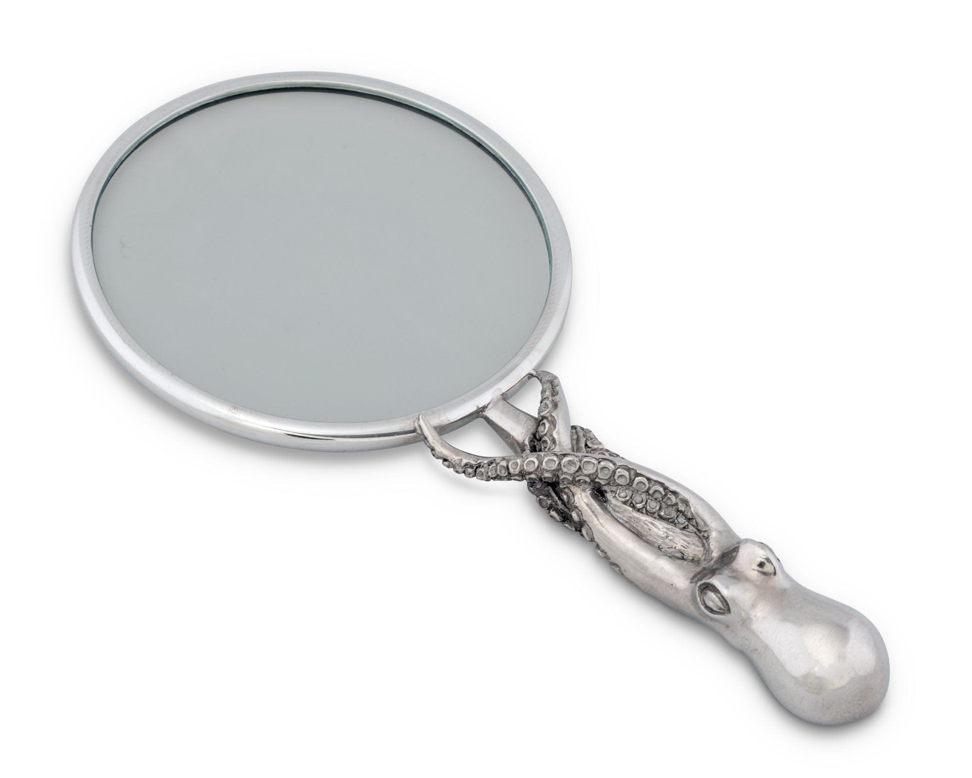 Vagabond House Giftware Vagabond House Pewter Octopus Handle Magnifier 4 inches