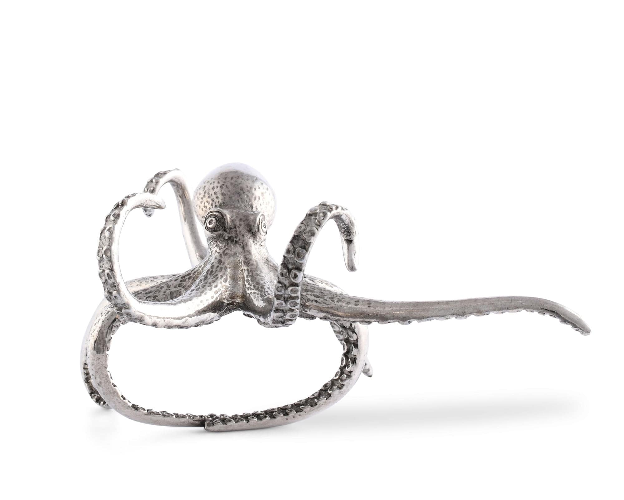Vagabond House Serveware Vagabond House Pewter Octopus Napkin Ring