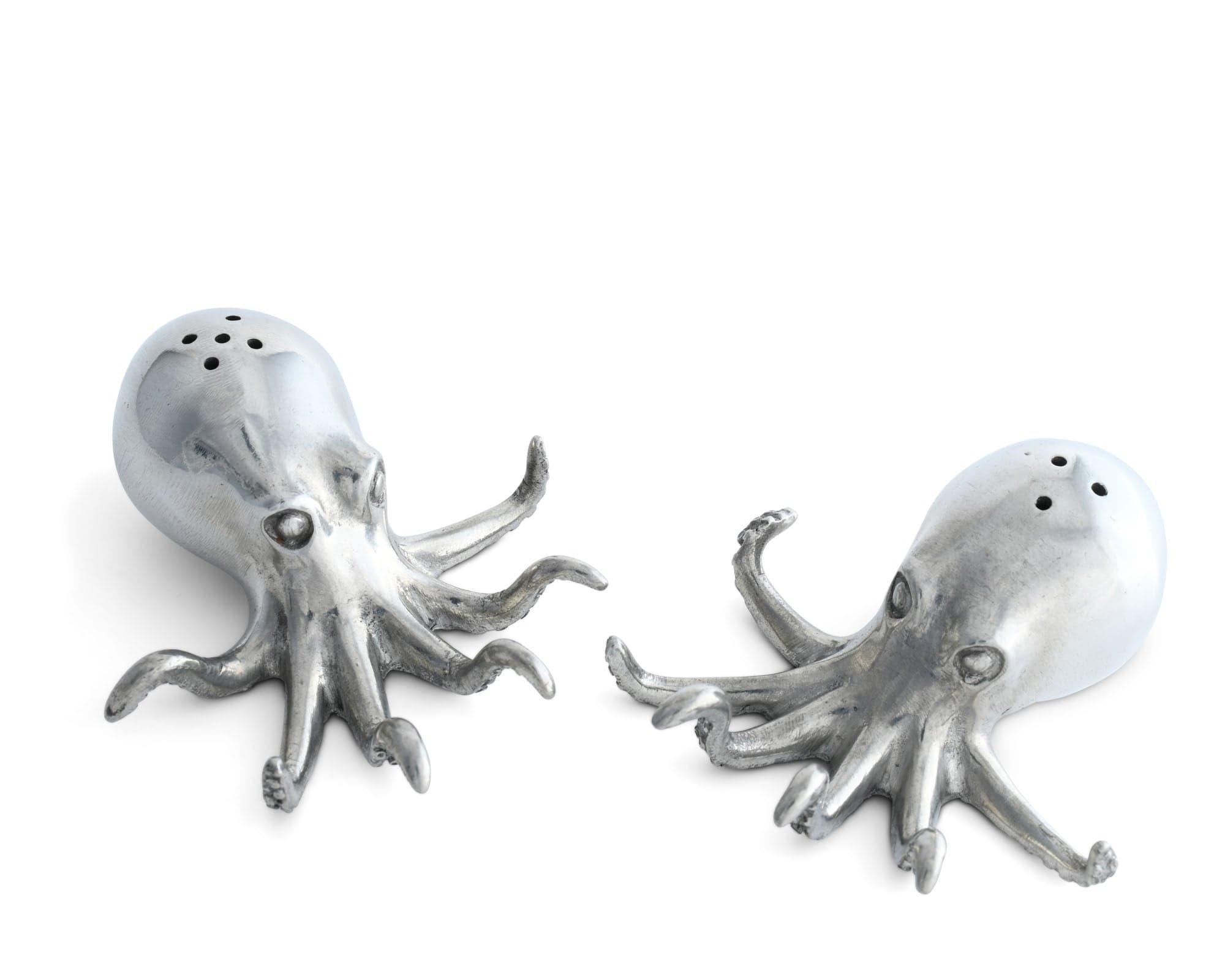 Vagabond House Serveware Vagabond House Pewter Octopus Salt & Pepper Set
