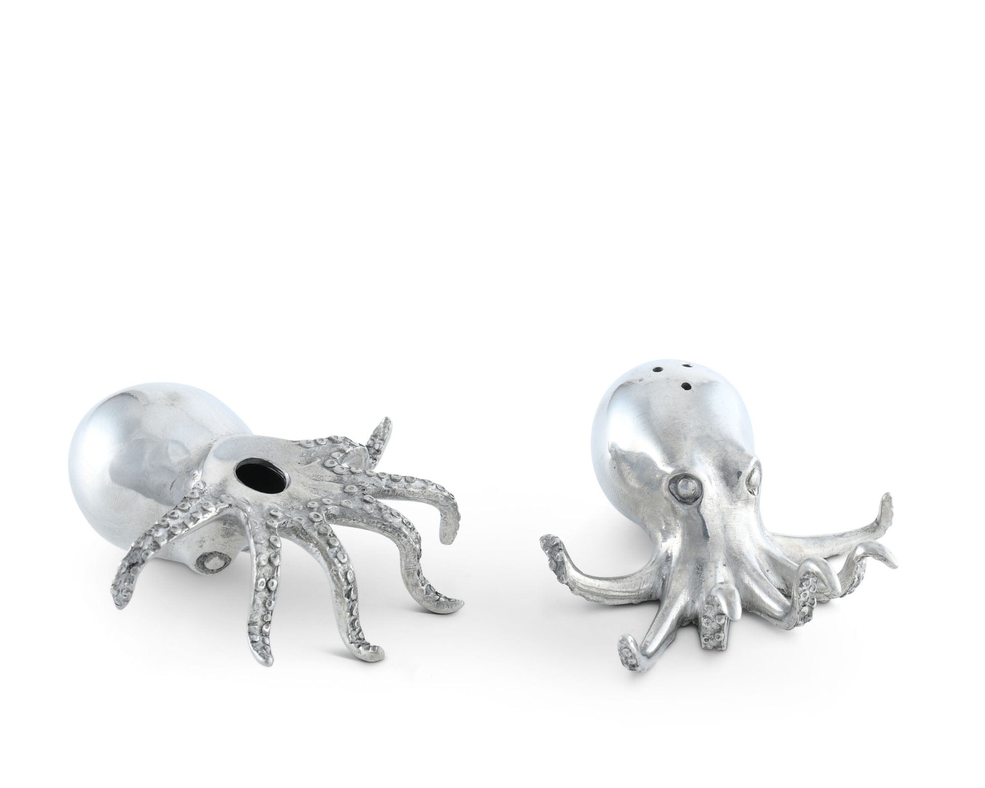 Vagabond House Serveware Vagabond House Pewter Octopus Salt & Pepper Set