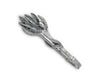 Vagabond House Serveware Vagabond House Pewter Olive Pattern Nuts and Olives Tongs