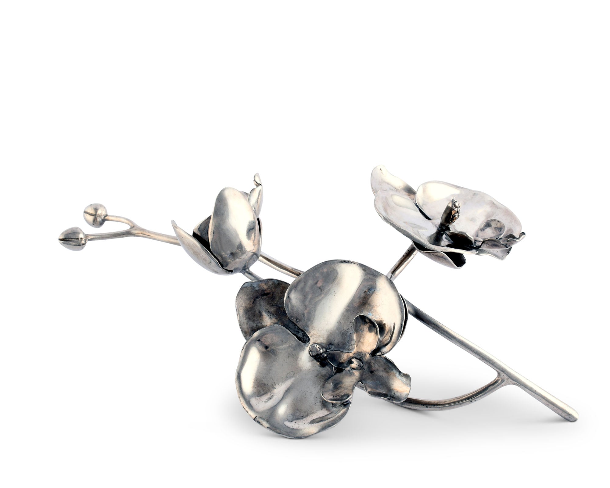 Vagabond House Serveware Vagabond House Pewter Orchid Napkin Ring