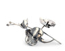 Vagabond House Serveware Vagabond House Pewter Orchid Napkin Ring