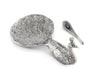 Vagabond House Serveware Vagabond House Pewter Peacock Salt Cellar