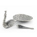 Vagabond House Serveware Vagabond House Pewter Peacock Salt Cellar