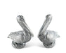 Vagabond House Serveware Vagabond House Pewter Pelicans Salt & Pepper Set