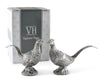 Vagabond House Serveware Vagabond House Pewter Pheasants Salt & Pepper Set