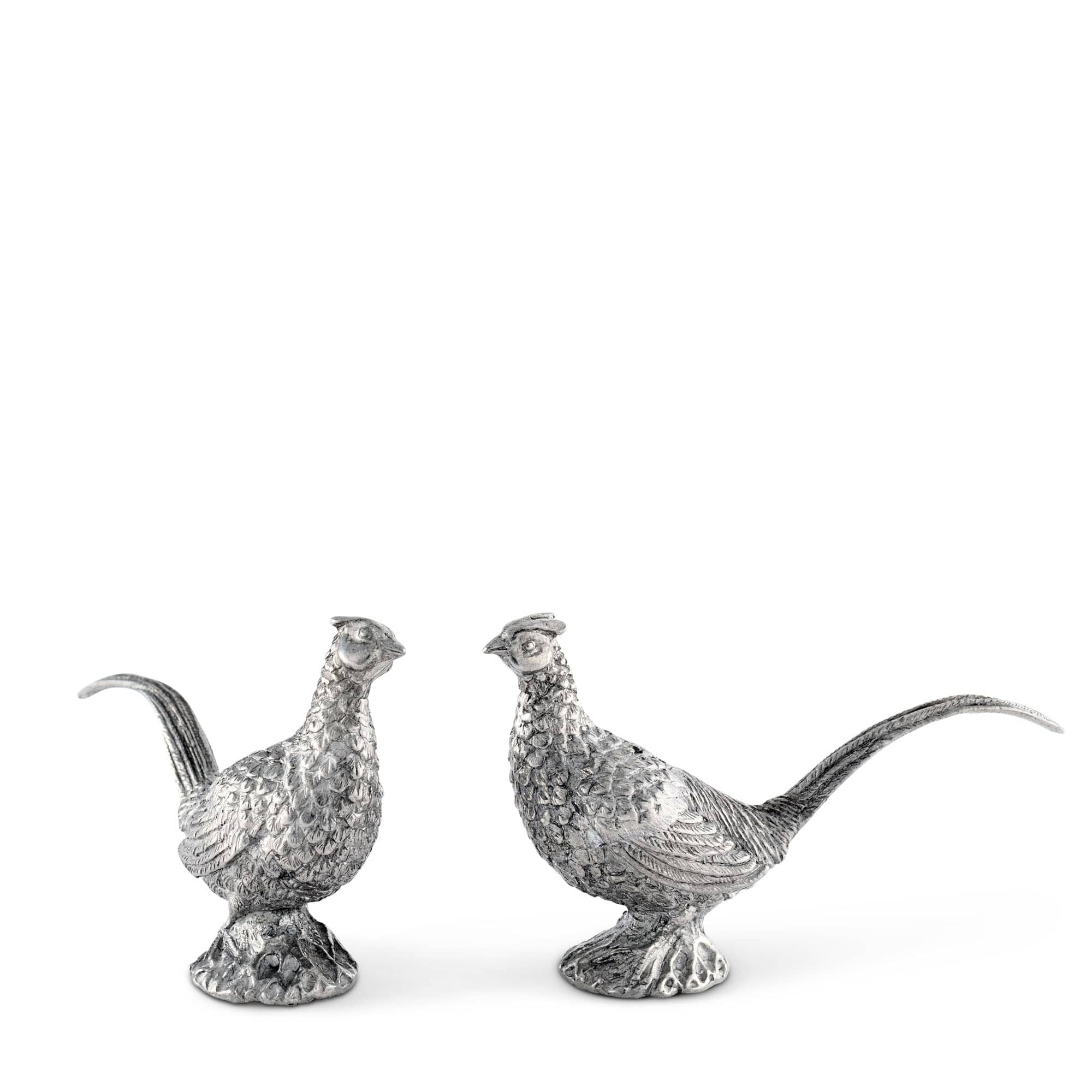 Vagabond House Serveware Vagabond House Pewter Pheasants Salt & Pepper Set