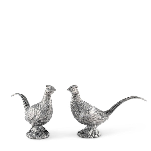 Vagabond House Serveware Vagabond House Pewter Pheasants Salt & Pepper Set