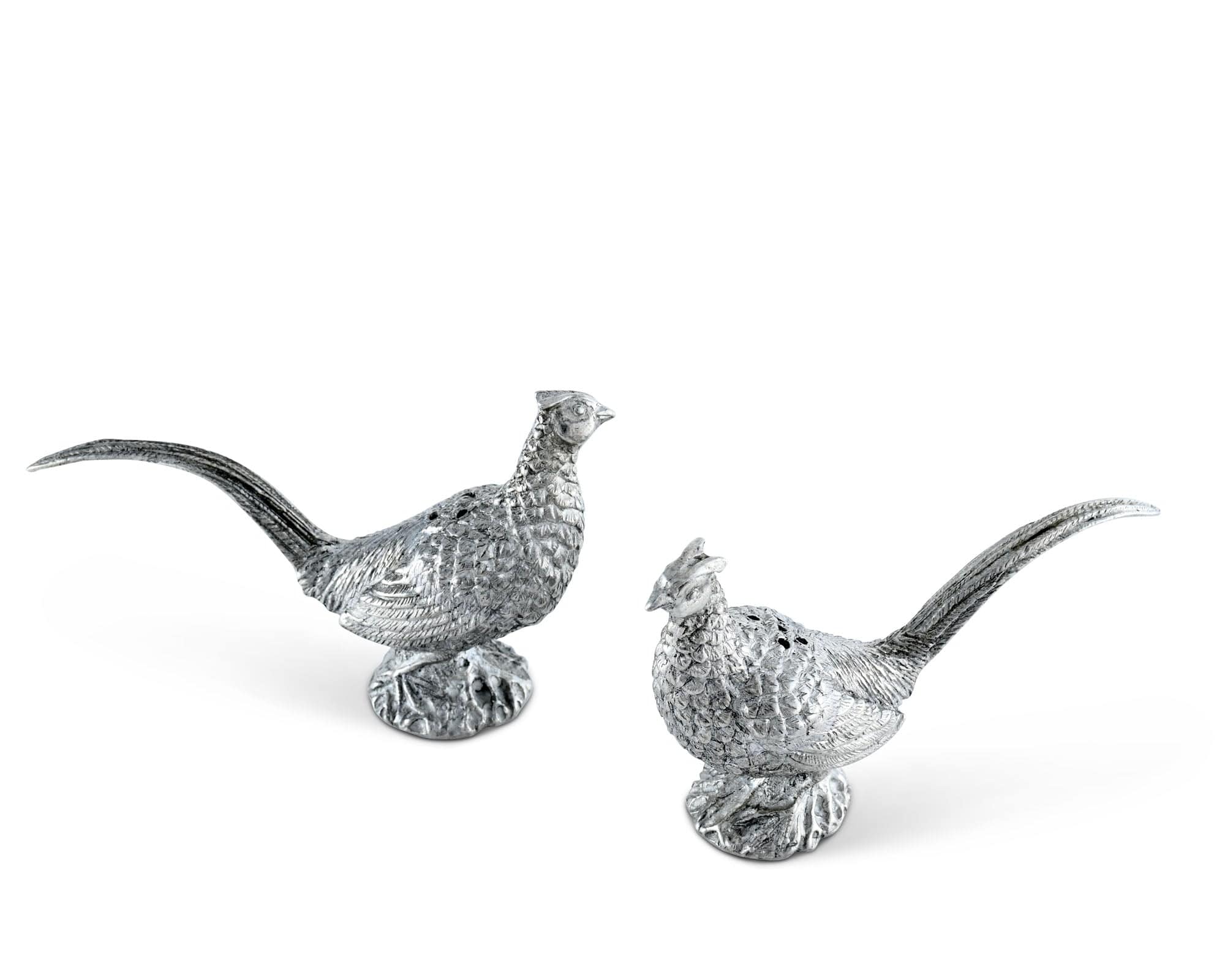 Vagabond House Serveware Vagabond House Pewter Pheasants Salt & Pepper Set