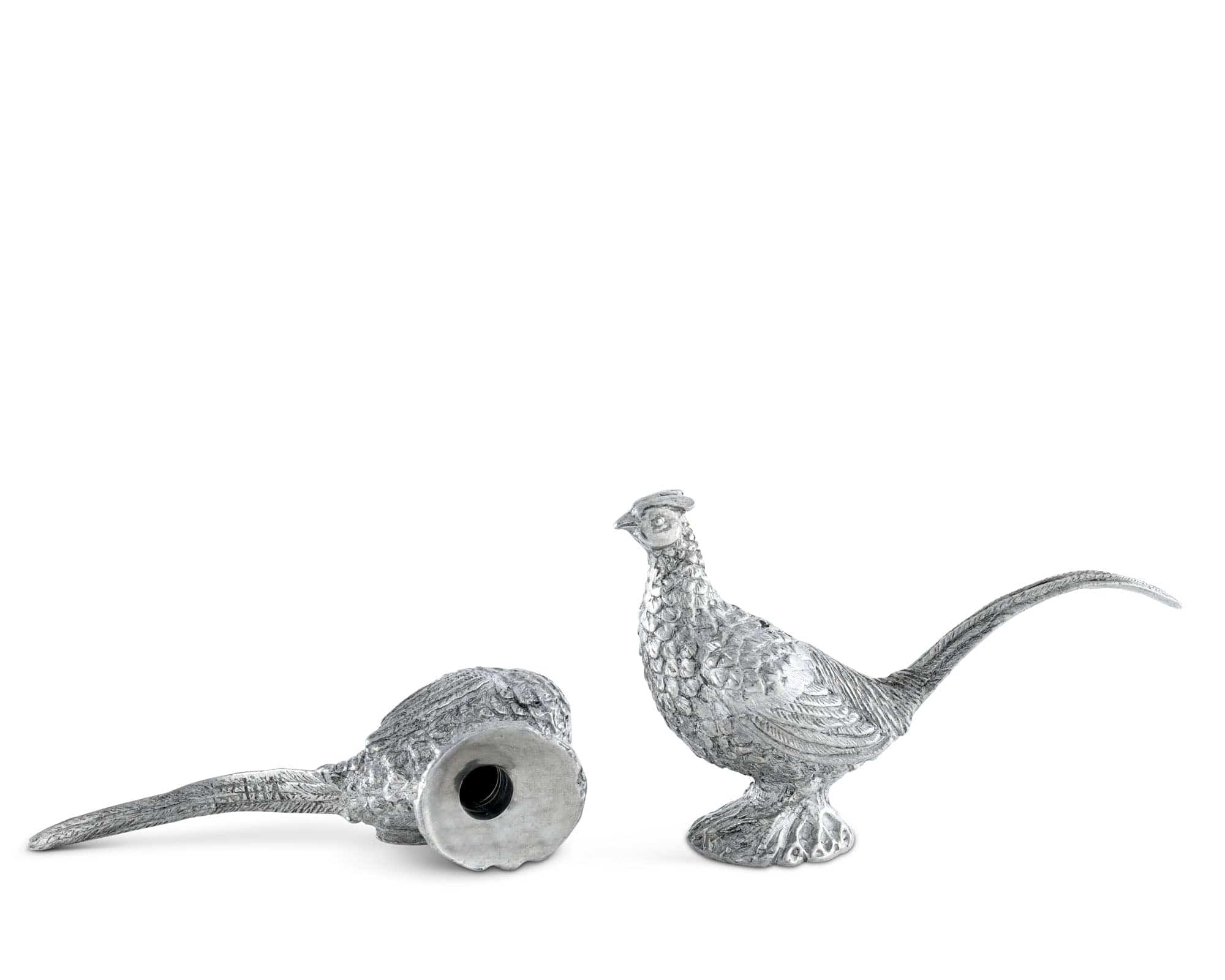 Vagabond House Serveware Vagabond House Pewter Pheasants Salt & Pepper Set