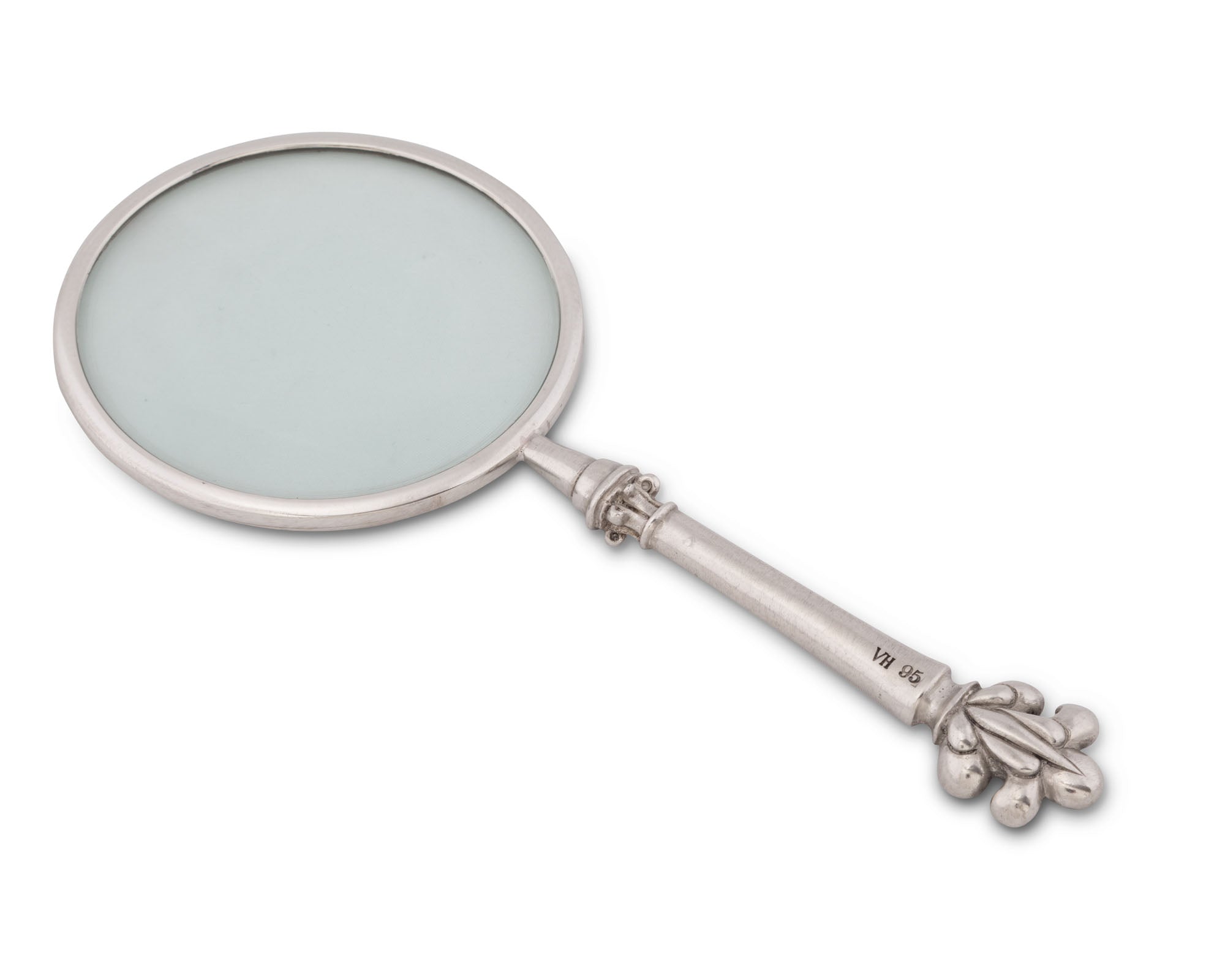 Vagabond House Giftware Vagabond House Pewter Provencal Pattern Magnifier 4 inches