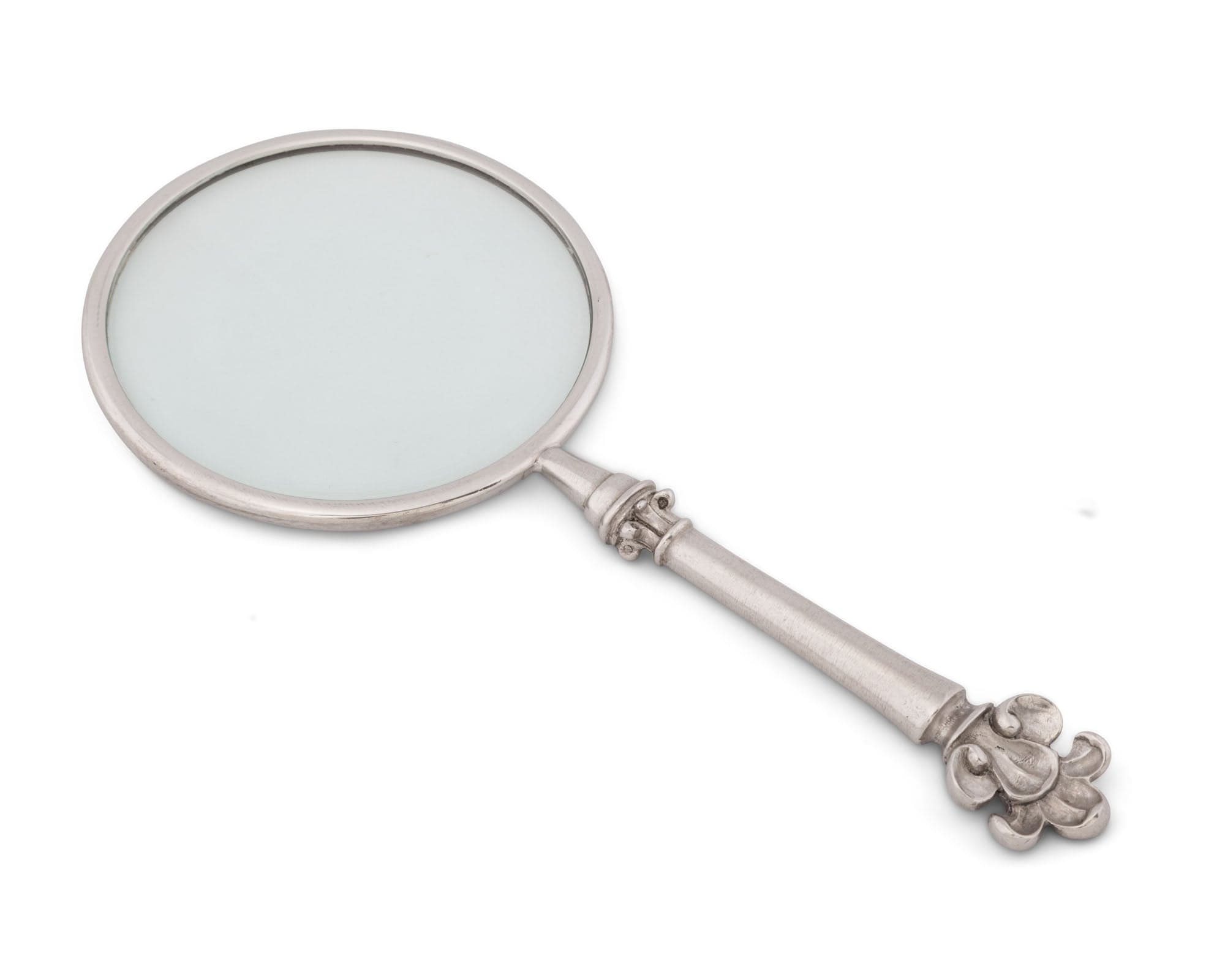 Vagabond House Giftware Vagabond House Pewter Provencal Pattern Magnifier 4 inches