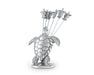 Vagabond House Serveware Vagabond House Pewter Sea Turtle Cheese Pick Set