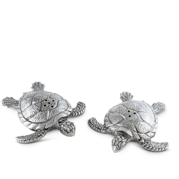 Vagabond House Serveware Vagabond House Pewter Sea Turtles Salt & Pepper Set