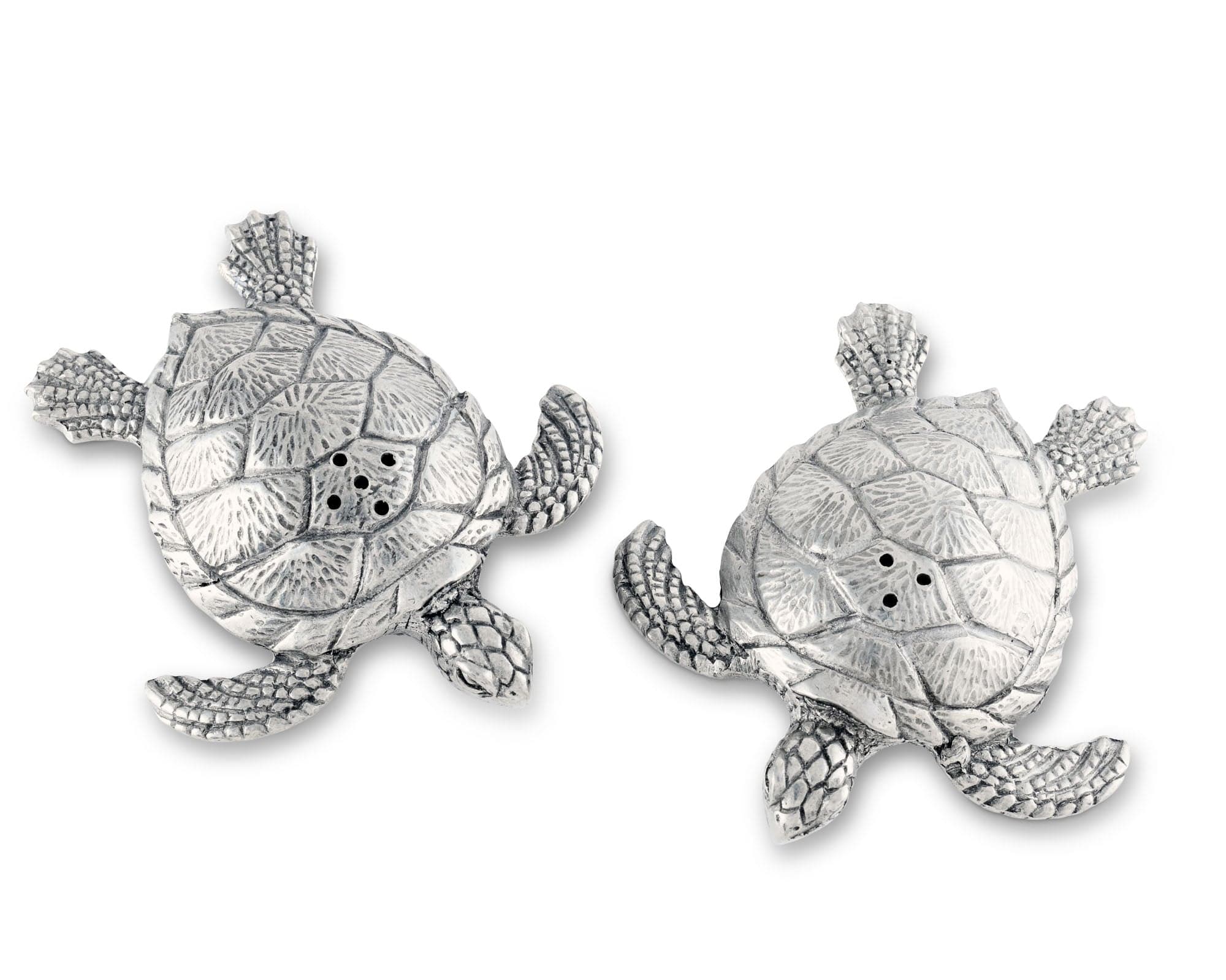 Vagabond House Serveware Vagabond House Pewter Sea Turtles Salt & Pepper Set