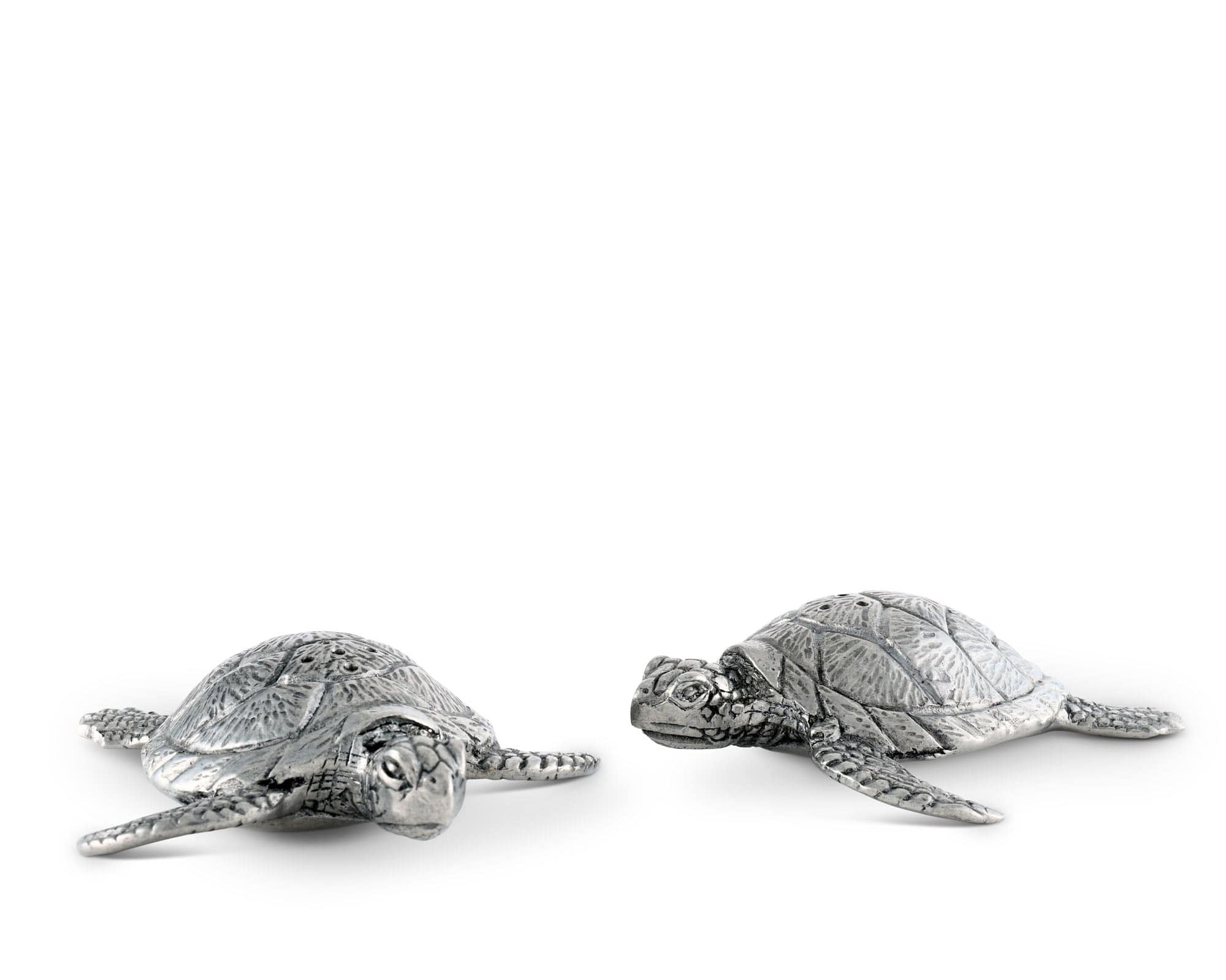 Vagabond House Serveware Vagabond House Pewter Sea Turtles Salt & Pepper Set