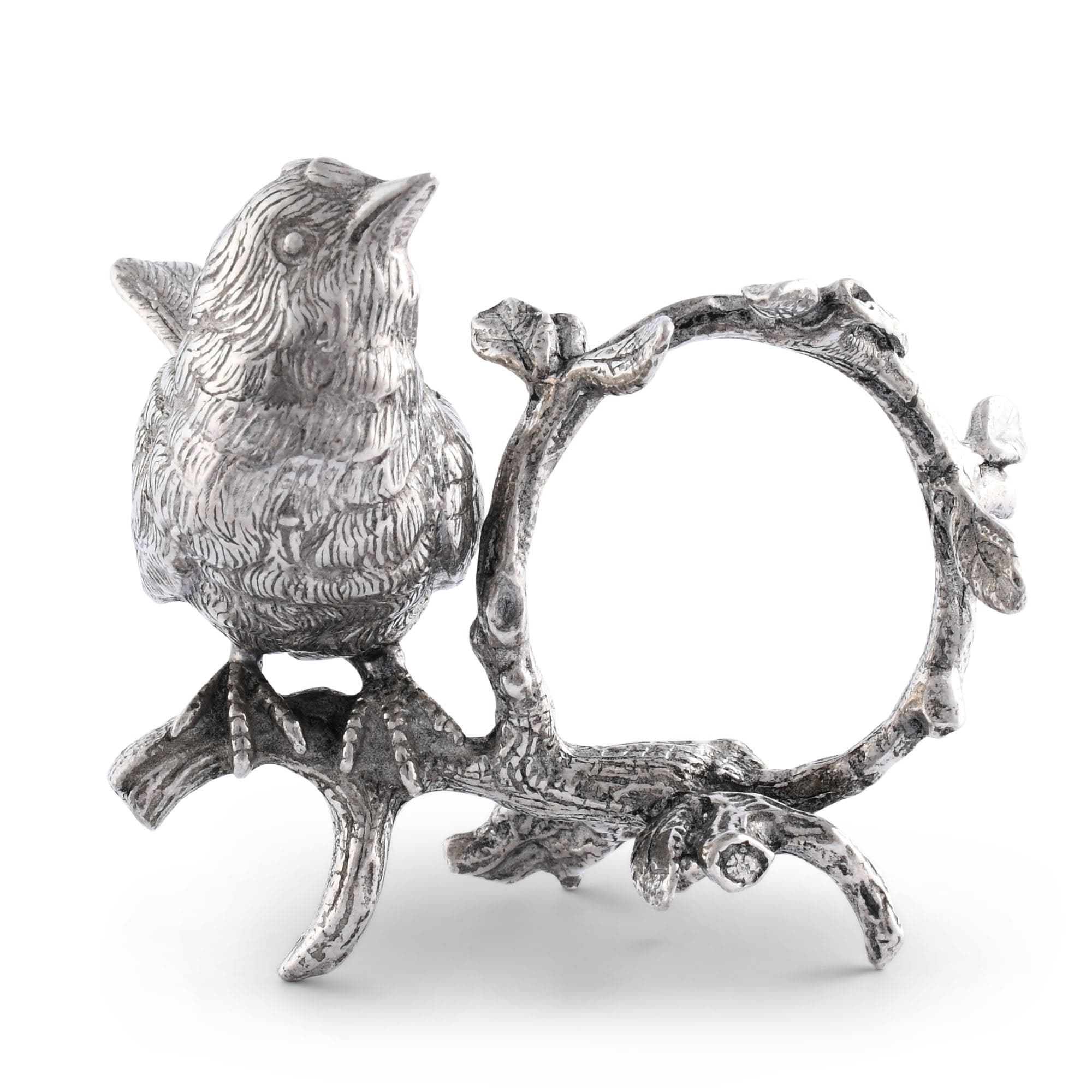Vagabond House Serveware Vagabond House Pewter Song Bird Napkin Ring