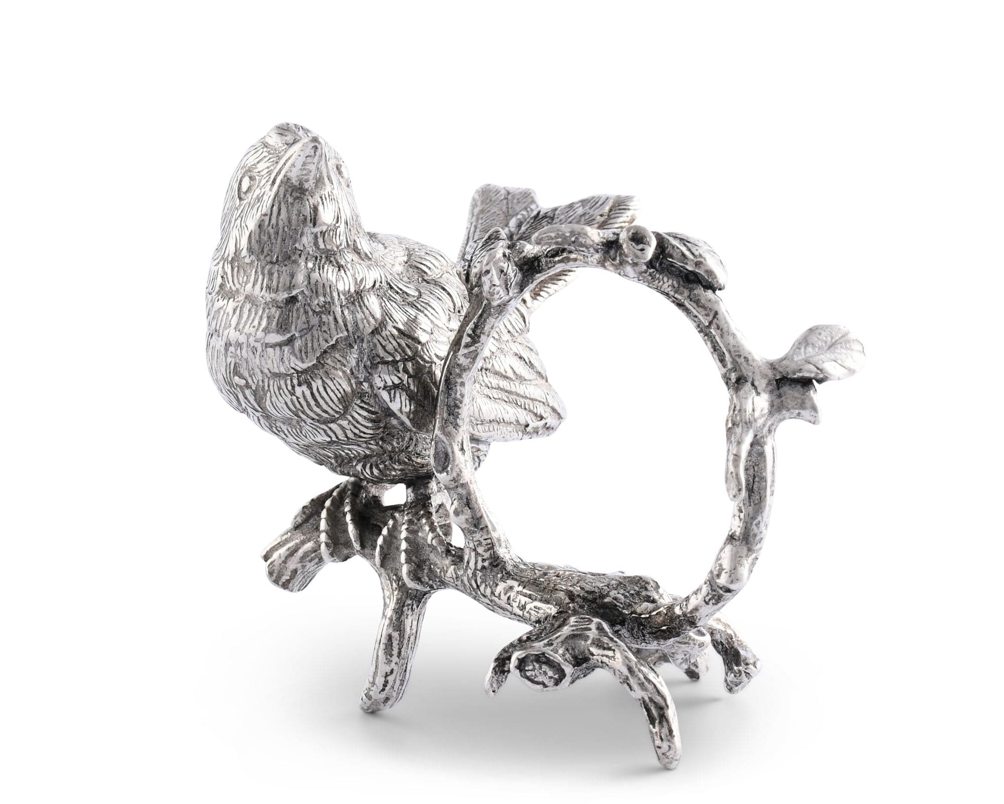 Vagabond House Serveware Vagabond House Pewter Song Bird Napkin Ring