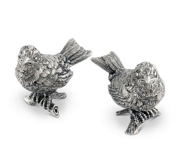 Vagabond House Serveware Vagabond House Pewter Song Birds Salt & Pepper Set
