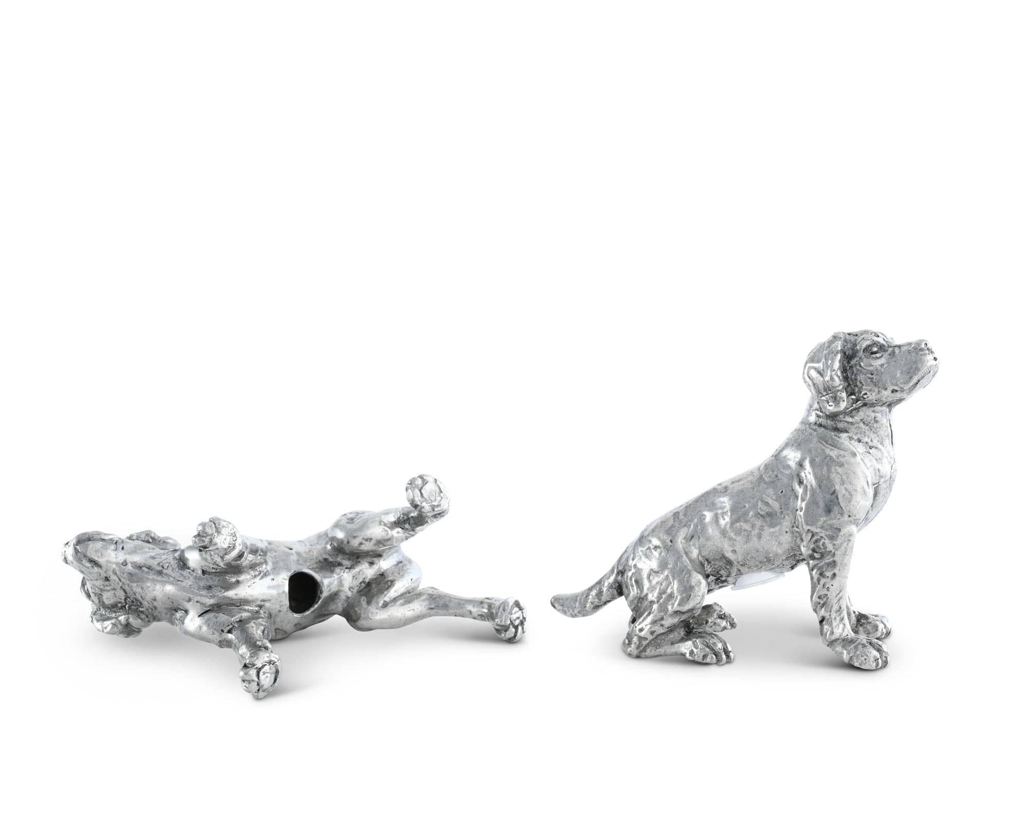 Vagabond House Serveware Vagabond House Pewter Spaniel Salt & Pepper Set