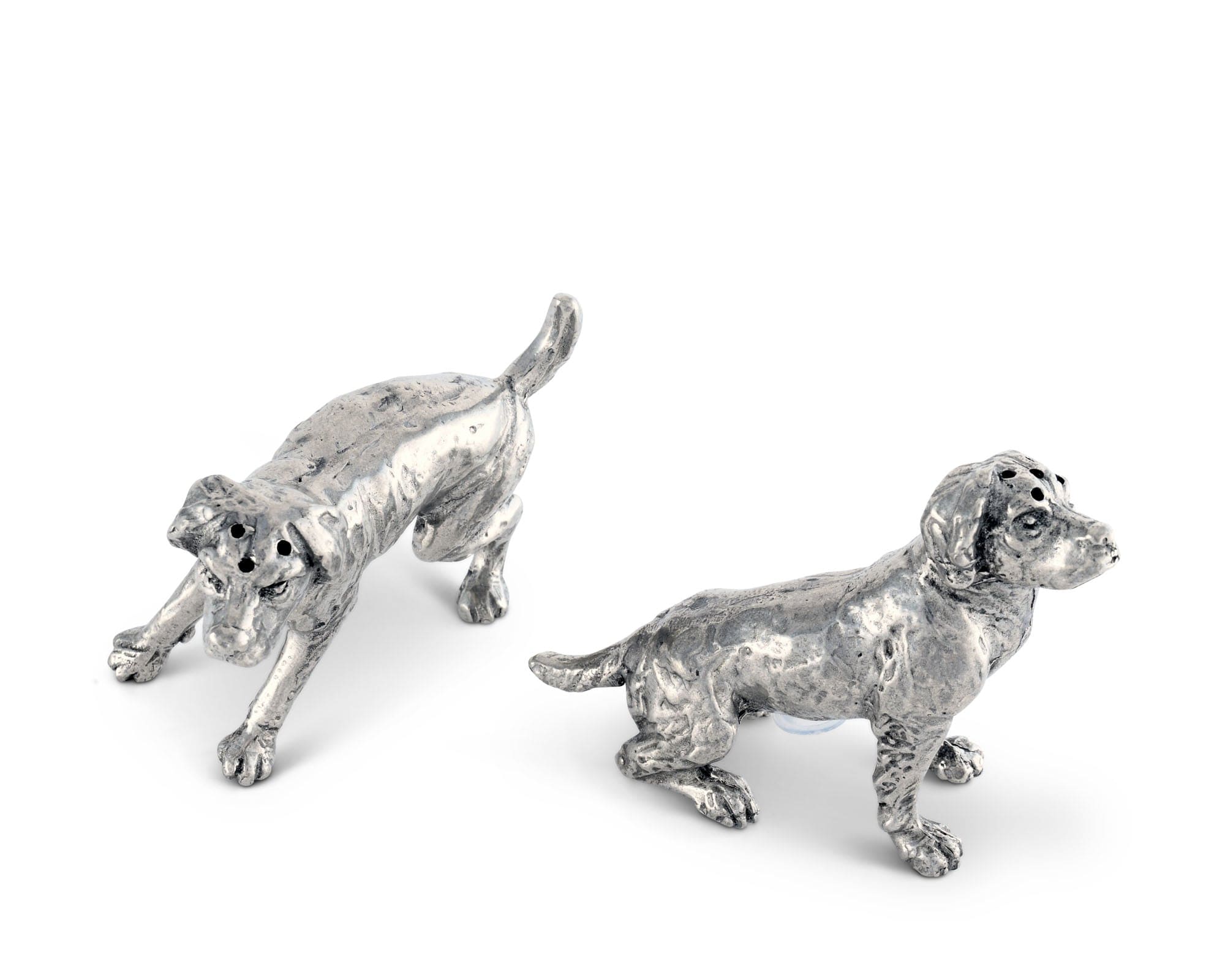 Vagabond House Serveware Vagabond House Pewter Spaniel Salt & Pepper Set