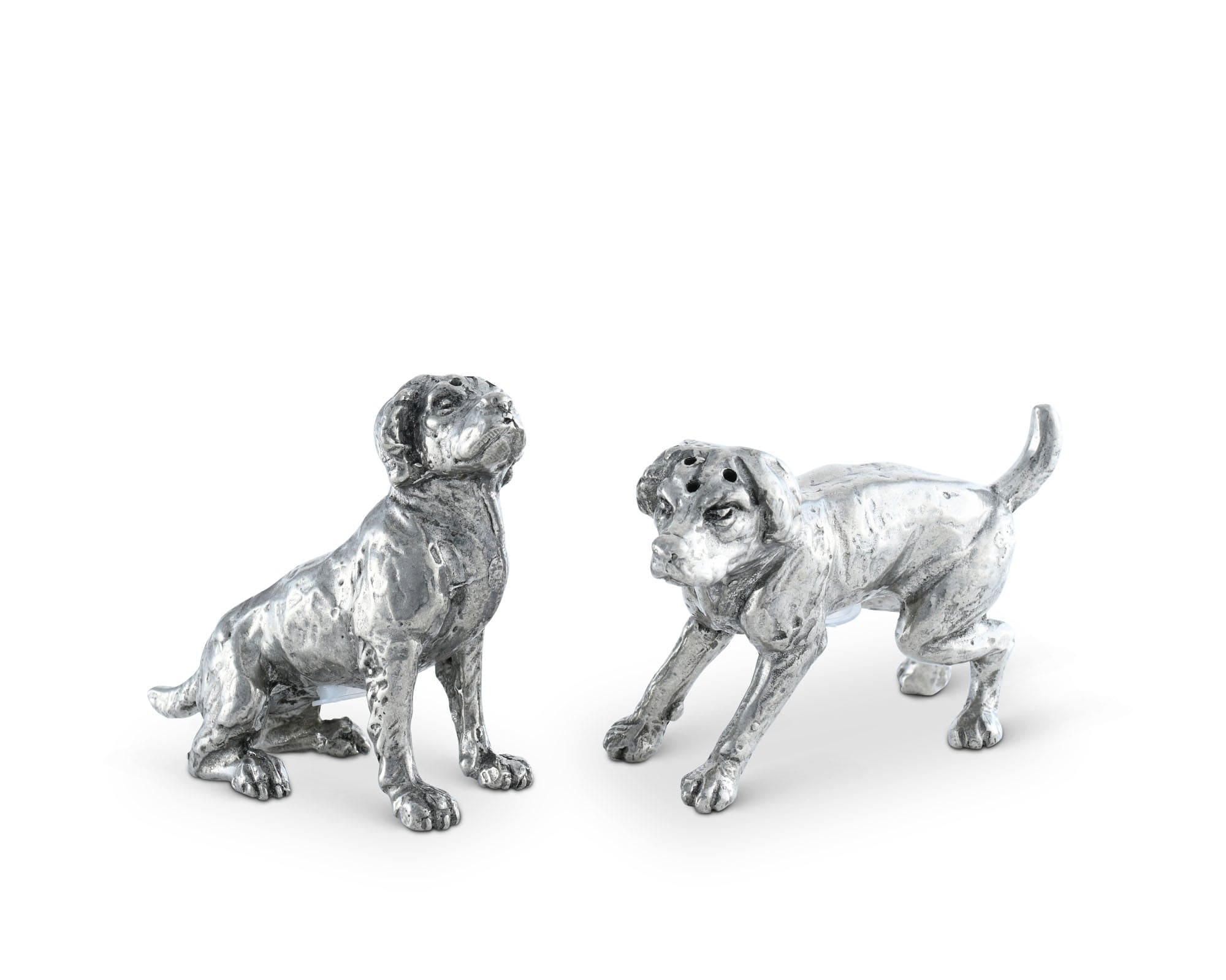 Vagabond House Serveware Vagabond House Pewter Spaniel Salt & Pepper Set