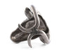 Vagabond House Serveware Vagabond House Pewter Steer Head Napkin Ring