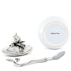 Vagabond House Serveware Vagabond House Pomegranate Sugar Bowl and Spoon