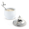 Vagabond House Serveware Vagabond House Pomegranate Sugar Bowl and Spoon