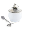 Vagabond House Serveware Vagabond House Pomegranate Sugar Bowl and Spoon
