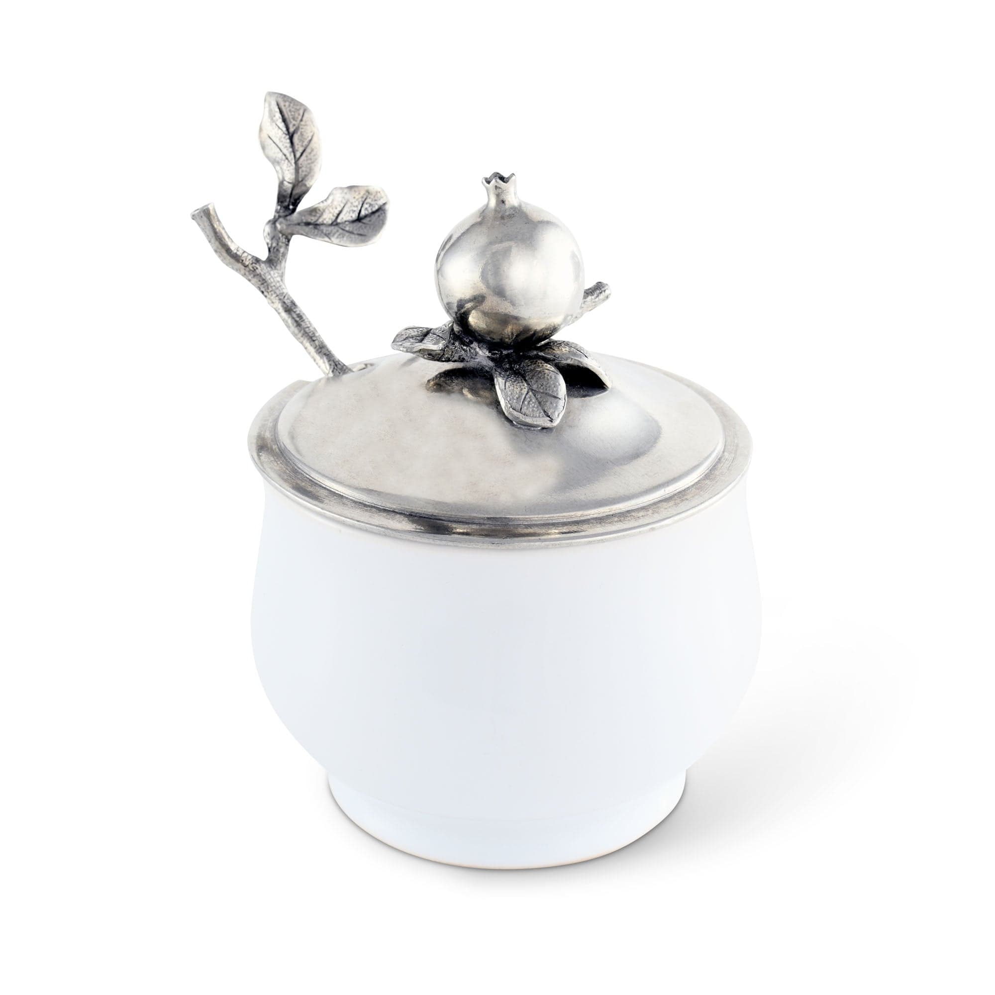 Vagabond House Serveware Vagabond House Pomegranate Sugar Bowl and Spoon