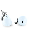 Vagabond House Serveware Vagabond House Porcelain Pear Salt and Pepper with Pewter Leaf