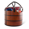 Vagabond House Serveware Vagabond House Premium Genuine Leather Equestian Bit Magazine Basket – Stylish Home and Office Organizer