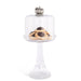 Vagabond House Serveware Vagabond House Pumpkin Knob Glass Covered Cake / Dessert Stand Tall -  13" H x 6" D