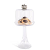 Vagabond House Serveware Vagabond House Pumpkin Knob Glass Covered Cake / Dessert Stand Tall -  13" H x 6" D