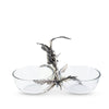 Vagabond House Serveware Vagabond House Rabbit / Carrot Double Dish Condiment Server