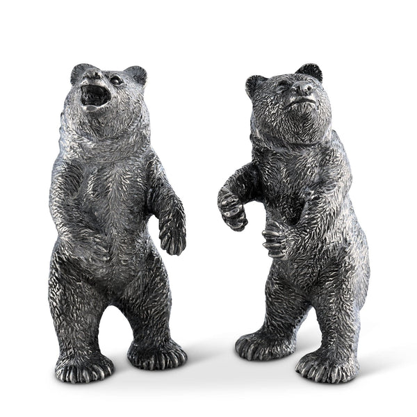 Vagabond House Serveware Vagabond House Salt and Pepper - Grizzly Bear