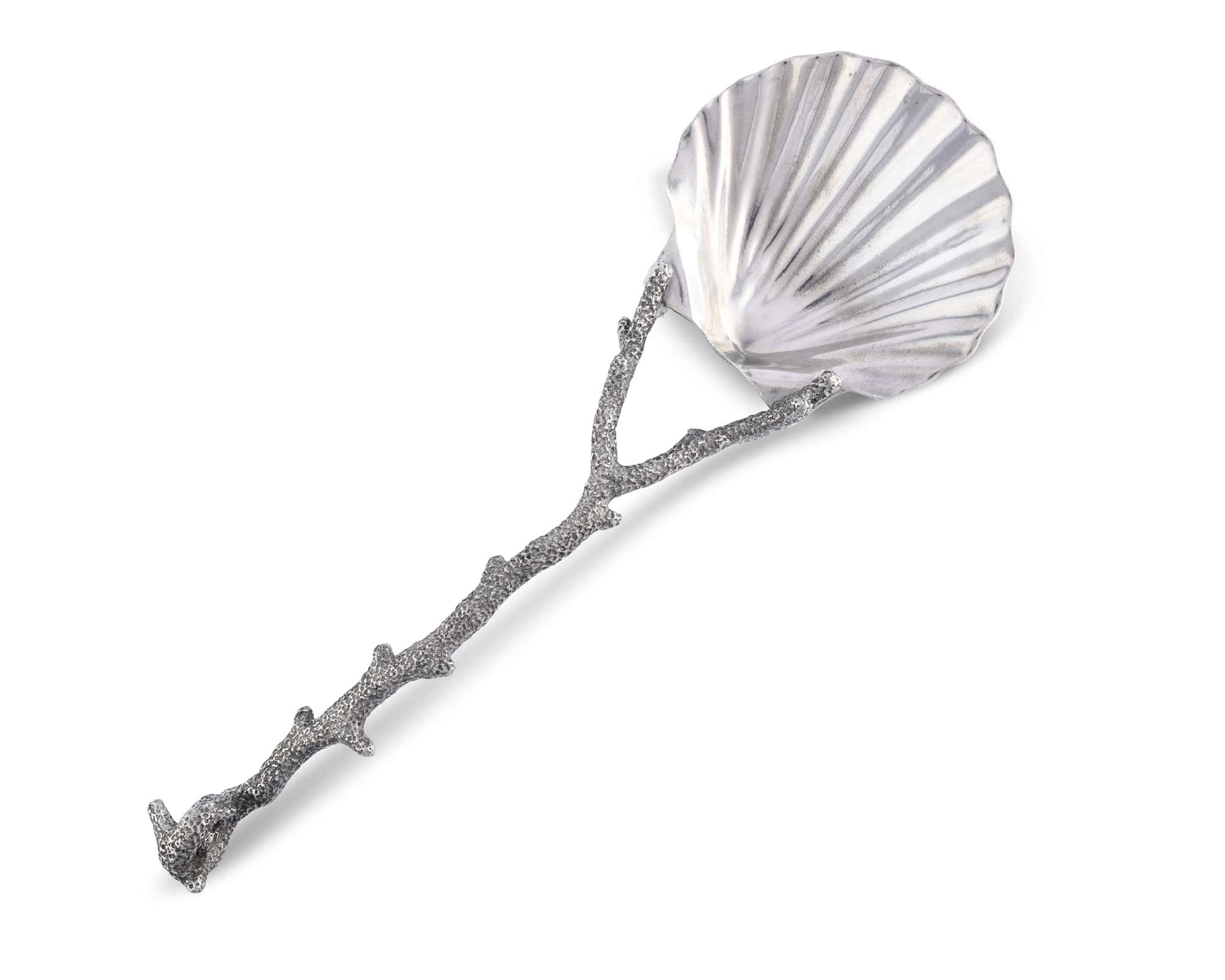 Vagabond House Serveware Vagabond House Scallop Shell Coral Serving Spoon