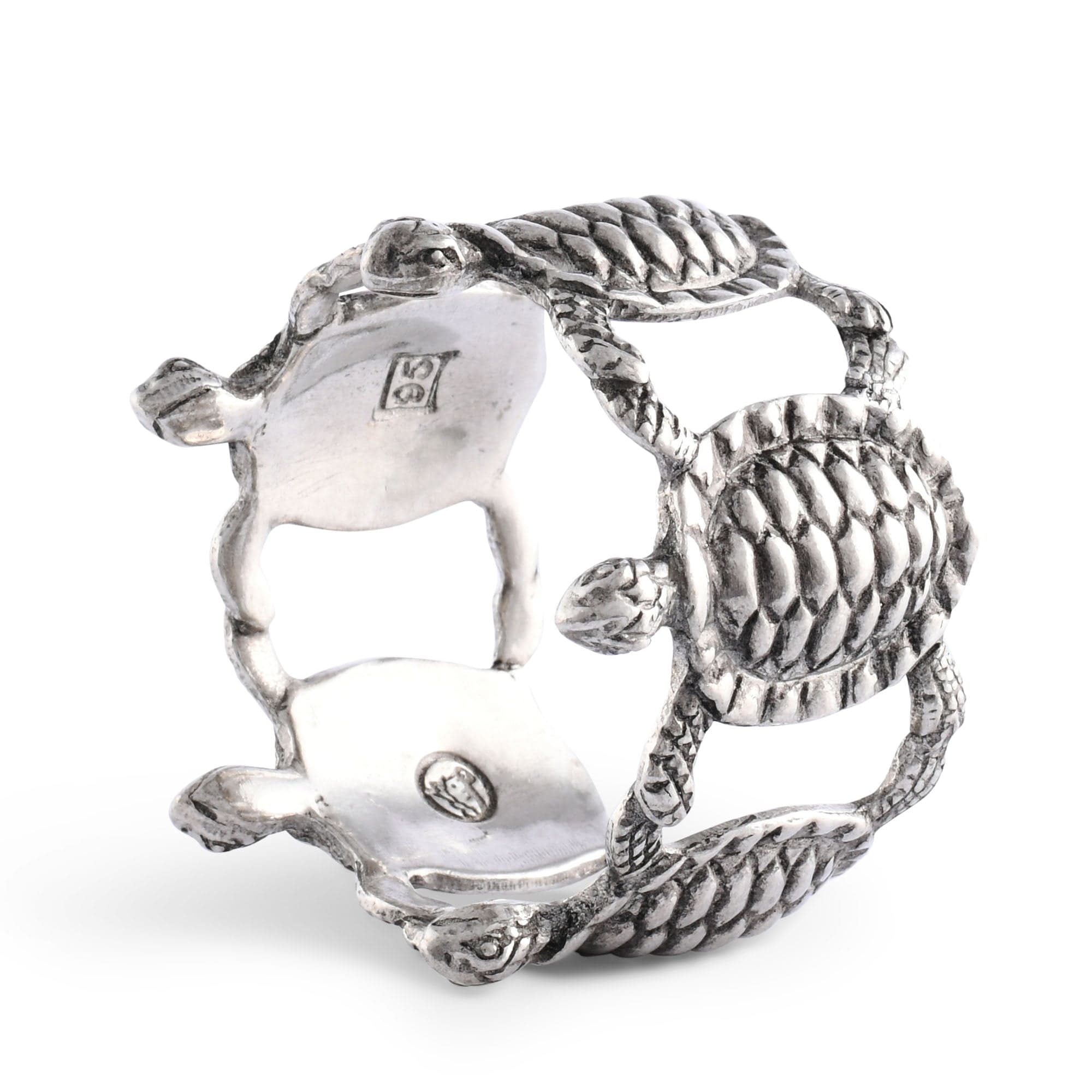 Vagabond House Serveware Vagabond House Sea Turtle Napkin Rings