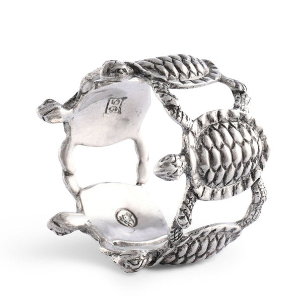 Vagabond House Serveware Vagabond House Sea Turtle Napkin Rings